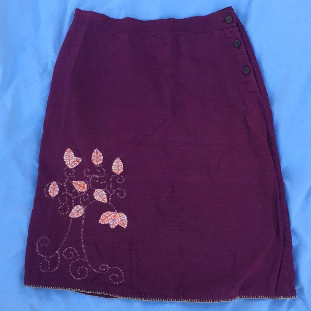 Blowin’ in the Wind hippie boho high waisted skirt